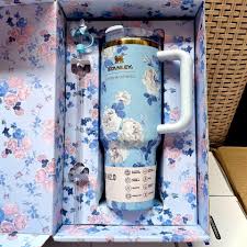 STANLEY TUMBLER BLUE FLORAL FLOWERS EDITION| STANLEY 40 OZ