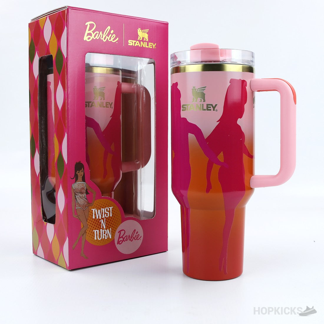 CLASSIC PINK BARBIE TUMBLER STANLESS STEAL 40 OZ