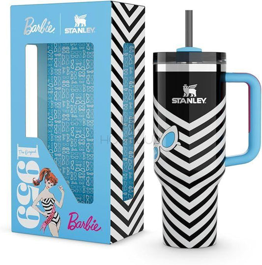 BLACK BOLD BARBIE TUMBLER STANLESS STEAL 40 OZ