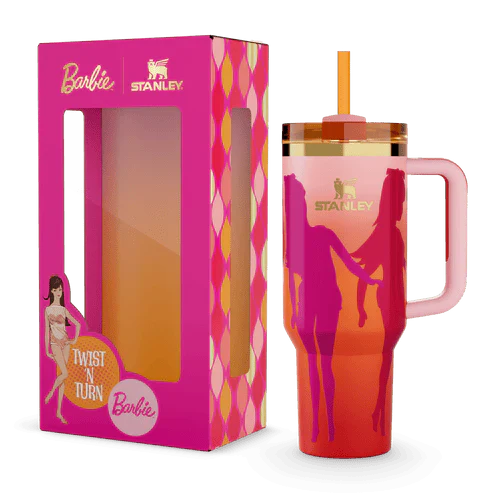 CLASSIC PINK BARBIE TUMBLER STANLESS STEAL 40 OZ