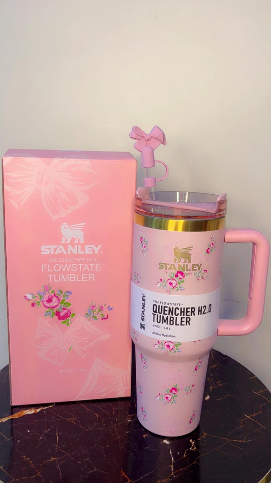 PRETTY IN PINK PASTEL DREAM STANLEY TUMBLER 40 OZ