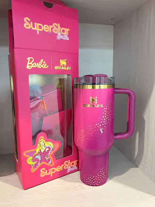 BARBIE SHOCKING PINK TUMBLER