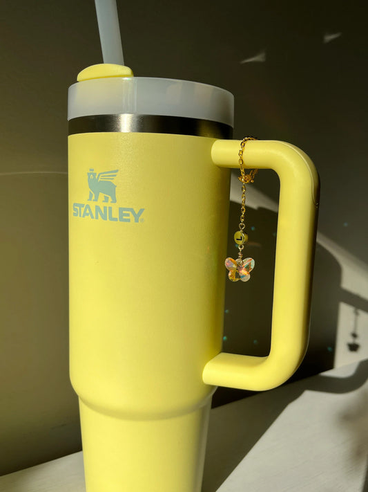 YELLOW STAINLESS TUMBLER FOR SUMMER