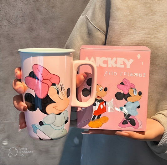 DISNEY MICKEY FRIENDS PORCELAIN MUG WITH PREMIUM GIFT BOX - 500 ML -