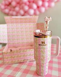 STANLEY TUMBLER ROSE MIST STYLISH FLOWERS EDITION| STANLEY 40 OZ